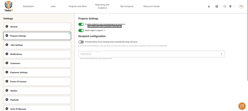 Multi-Region Support: Company-Level Toggle