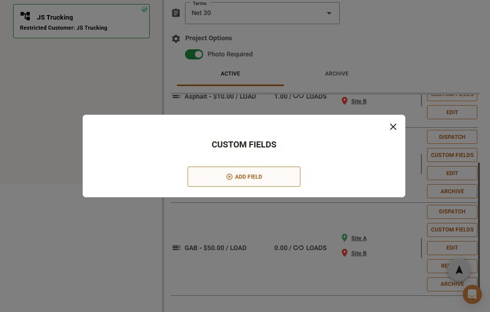 Click Add Field